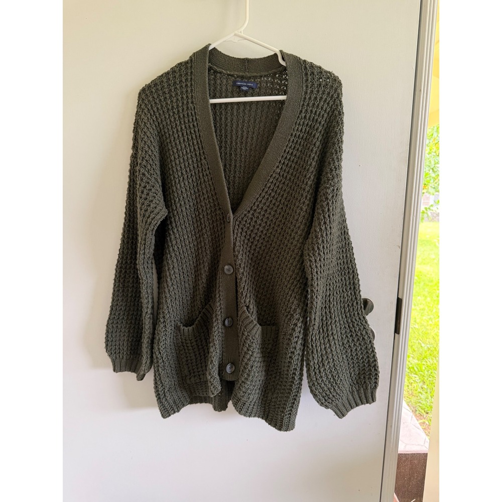 American Eagle knit long sweater fall